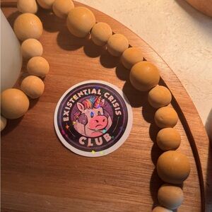 Existential Crisis Club Sticker